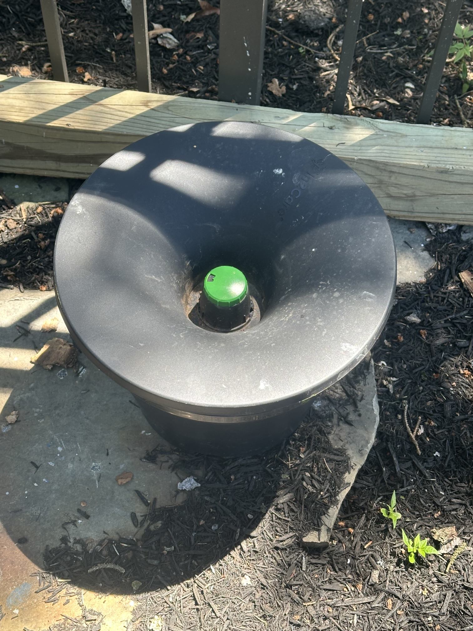 Three In2Care mosquito stations being staged for installation in a Mechanicsburg, PA residential property to target Asian tiger mosquito populations